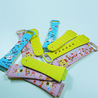 兒童表帶,硅膠表帶,卡通手表帶 兒童表帶,硅膠表帶,卡通手表帶